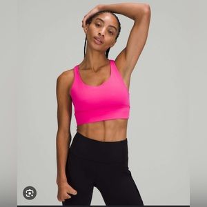 Sonic pink lululemon bra